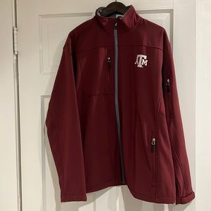 Texas A&M TAMU men’s zip up jacket - fleece lined